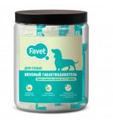 Таблеткодаватель Favet (Фэвет) Вкусный Для Собак 12 Штук ПЭТ-Банка