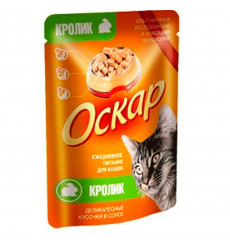 Консервы Оскар Для Кошек Кролик 100г