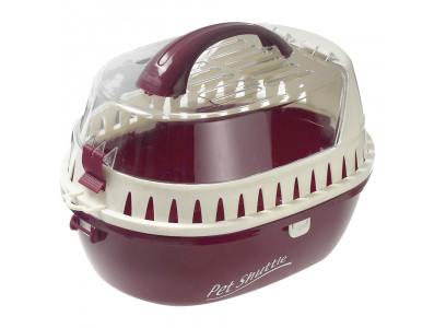 Транспортный Бокс Flamingo (Фламинго) Soraya S для Перевозки Мелких Животных 19*32*22см Бордовый Fl31480