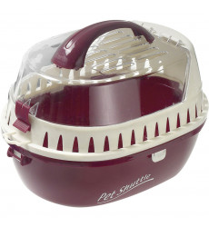 Транспортный Бокс Flamingo (Фламинго) Soraya L Для Перевозки Мелких Животных 24 5*39*27см Бордовый Fl31481