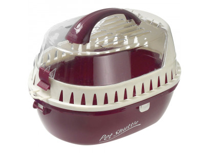 Транспортный Бокс Flamingo (Фламинго) Soraya L Для Перевозки Мелких Животных 24 5*39*27см Бордовый Fl31481