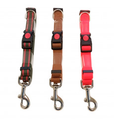 Ошейник Для Собак Brava (Брава) №20 Фастекс + Поводок Для Собак Brava (Брава) №20 2 Метра Брезент Арт10041