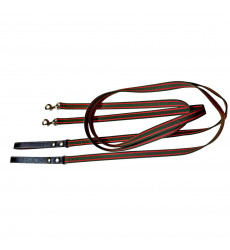 Поводок Brava Брезент 2 Метра Ширина 20мм Ручка Кожанная Арт158