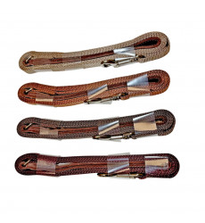 Поводок Для Собак Brava (Брава) Нейлон 2 Метра Ширина 15мм Ручка Кожаная Арт150