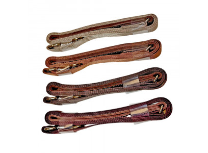 Поводок Для Собак Brava (Брава) Нейлон 2 Метра Ширина 20мм Ручка Кожаная Арт154 