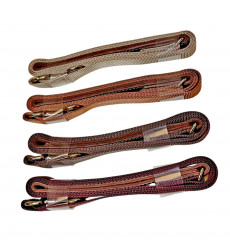 Поводок Для Собак Brava (Брава) Нейлон 2 Метра Ширина 20мм Ручка Кожаная Арт154