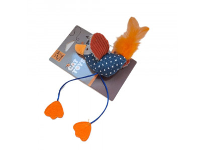 Игрушка Wogy (Воги) Для Кошек Птичка Мягкая 22,6*12*4см 2024-1328