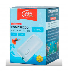 Компрессор Aquael (Акваэль) Aqua Reef Одноканальный Ap-Pro 2,5w До 50л 460891