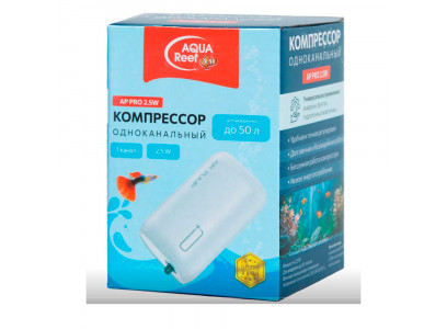 Компрессор Aquael (Акваэль) Aqua Reef Одноканальный Ap-Pro 2,5w До 50л 460891 