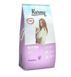 Сухой Корм Karmy (Карми) Kitten Для Котят Индейка Н 10кг