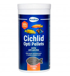 Корм для Рыб Anubias (Анубиас) Cichlid Opti Pellets 1000мл 400г Гранулы 1мм An-087965