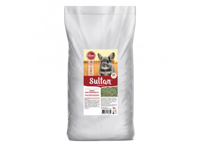 Корм Для Шиншилл Sultan (Султан) Premium Гранулированный 10кг 6759 