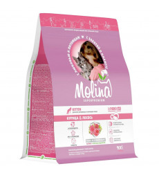Сухой Корм Molina (Молина) Kitten Для Котят Курица и Лосось 400г 1060710