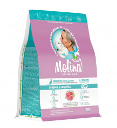 Сухой Корм Molina (Молина) Cat Hypoallergenic Для Кошек с Чувствительным Пищеварением Ягненок Индейка 400г 1060796