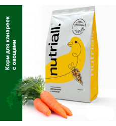 Корм Для Птиц Nutriall (Нутриал) Для Канареек Овощи 400г 