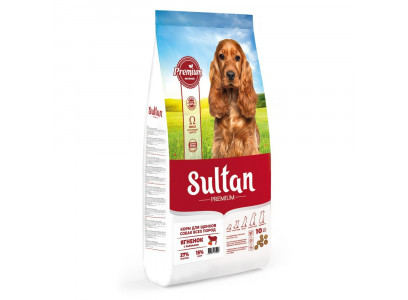 Сухой Корм Sultan (Султан) Для Щенков Ягненок и Яблоко 10кг 6414 