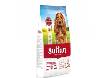 Сухой Корм Sultan (Султан) Для Собак Крупных Пород Телятина 10кг 6407 