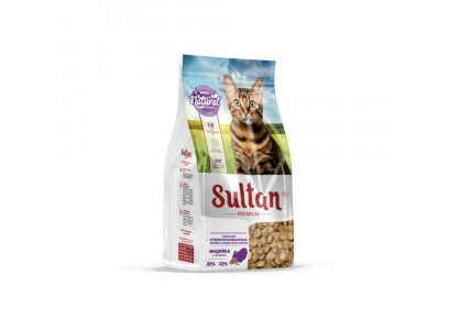 Сухой Корм Sultan (Султан) Для Стерилизованных Кошек Индейка и Клюква 400г 5912 
