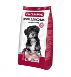 Сухой Корм Счастливчик Мини Для Собак Мелких Пород Индейка и Рис 2кг 5400