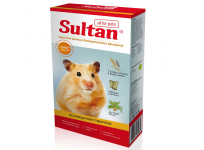 Корм Sultan (Султан) Для Грызунов Для Мелких Грызунов Основной Рацион 400г  81123 
