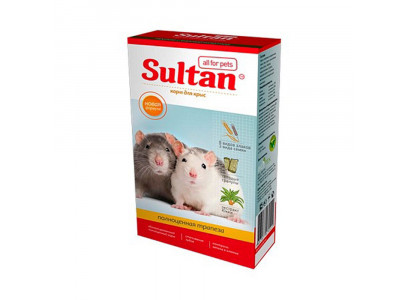 Корм для Грызунов Sultan (Султан) Для Крыс Основной Рацион 400г 81116 