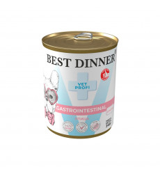 Консервы  Best Dinner (Бест Диннер) Vet Profi Gastrointestinal Low Fat  Для Лечения Болезней ЖКТ Птица 340г