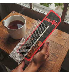 Расческа Для Кошек и Собак Brava (Брава) Металл Редкие Частые Зубья 19*5,5см 6001