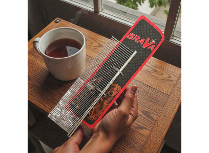 Расческа Для Кошек и Собак Brava (Брава) Металл Редкие Частые Зубья 19*5,5см 6001 
