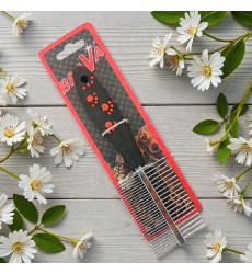 Расческа Для Собак и Кошек Brava (Брава) Пластиковая Ручка 2 Сторонняя 18*5см 9849b