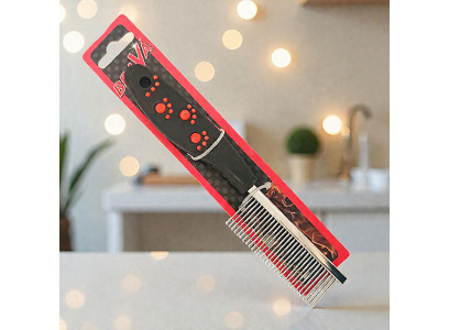 Расческа Для Собак и Кошек Brava (Брава) Пластиковая Ручка 18*3см 9831b 