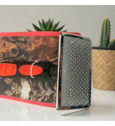 Пуходерка Для Кошек и Собак Brava (Брава) Пластиковая Ручка 17*9см 9802g