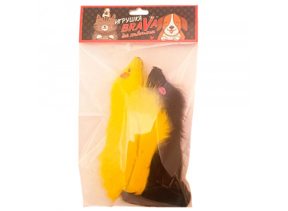 Игрушка Для Кошек Brava (Брава) Мышь Цветная 13,5см 2шт Натуральный Мех Кролика 5105 