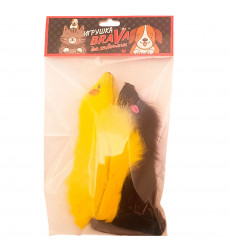 Игрушка Для Кошек Brava (Брава) Мышь Цветная 13,5см 2шт Натуральный Мех Кролика 5105