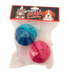 Игрушка Для Кошек Brava (Брава) Мячик Звенящий 4,5см 2шт Abs Пластик 5112