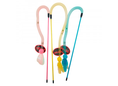 Игрушка Для Кошек Brava (Брава) Дразнилка Хвостик С Пером 41см 5115 