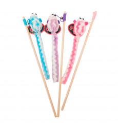 Игрушка Для Кошеке Brava (Брава) Дразнилка Зверохвостик Меховой С Колокольчиком 40см 5120