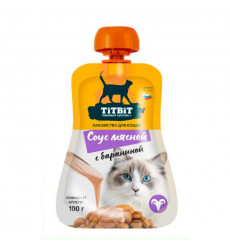 Лакомство TiTbiT (Титбит) Соус Мясной с Бараниной Для Кошек 100г 314026