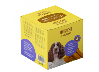 Лакомства Деревенские Лакомства Для Собак Мини Колбаски Из Мяса Утки 8г Упаковка 50шт 76050991 