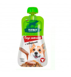 Лакомство TiTBiT (Титбит) Соус Мясной с Говядиной Для Собак 150г 315184