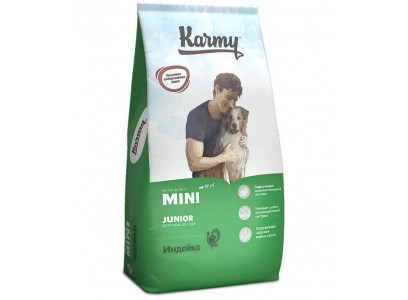 Сухой Корм Karmy (Карми) Mini Junior Для Щенков Мелких Пород Индейка 10кг 