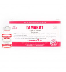 Гамавит Раствор Для Инъекций 10мл Упаковка 5 Флаконов(Чв)