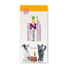 Энтерозоо Суспензия При Отравлениях и Заболеваниях ЖКТ Упакоыка 10 Пакетиков Саше По 15г(Чв)