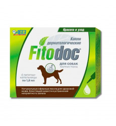 FITODOC (Фитодок) Капли Дерматологические Для Собак Крупных Пород Упаковка 4 Пипетки Ав1418(Чв)