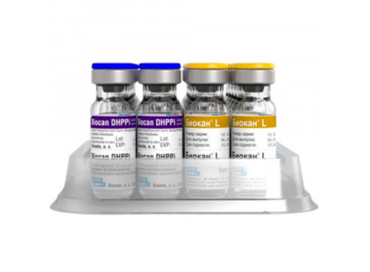Биокан Dhppi+L Вакцина для Собак Упаковка 10 Штук(Чв) 