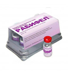 Рабифел Вакцина Против Бешенства Для Коше Упаковка 10 Доз(Чв)