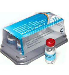 Вакцина для Собак Мультикан-6 Упаковка 5 Доз(Чв)