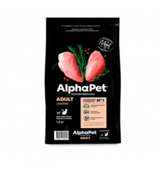 Сухой Корм Alphapet (Альфапет) Superpremium Для Кошек Цыпленок 1,5кг 56176