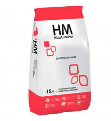 Сухой Корм Для Стерилизованных Кошек Наша Марка Говядина и Овощи 15кг