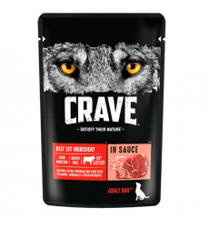 Влажный Корм Crave (Крэйв) Для Собак Говядина в Соусе 85г
