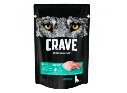 Влажный Корм  Crave (Крэйв) Для Собак Кролик в Желе 85г 